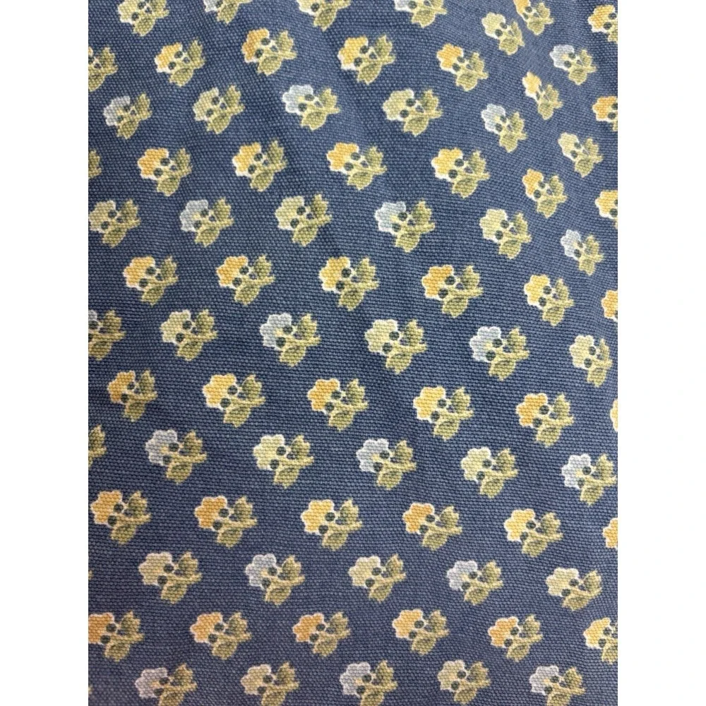 Waverly Valance Coventry Hill Chambray Blue Floral Swag Double Layer (1) Valance